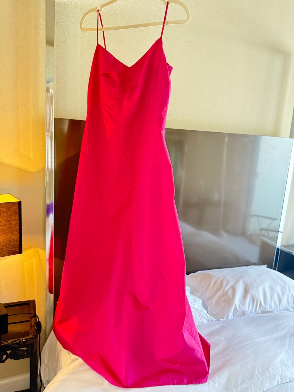 Monsoon Hot Pink Strapless Slip Maxi Dress